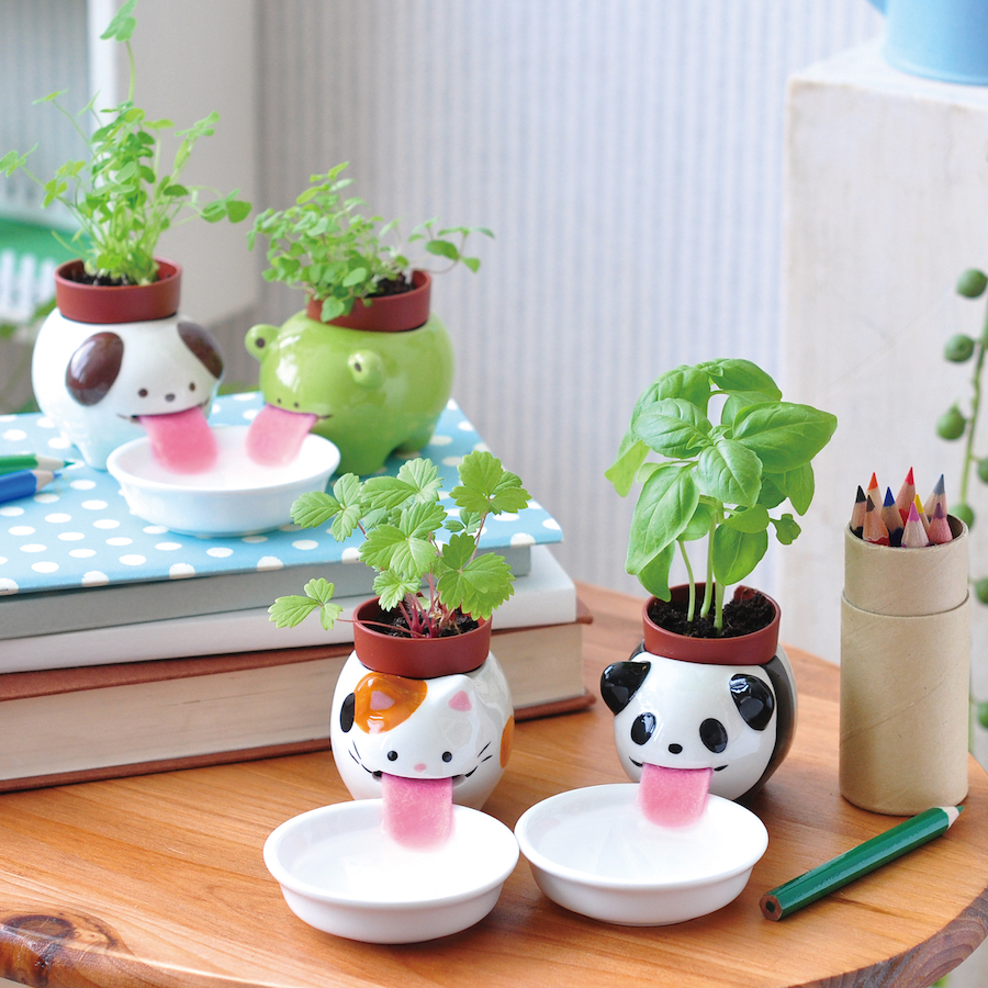 frog self watering planter Peropons