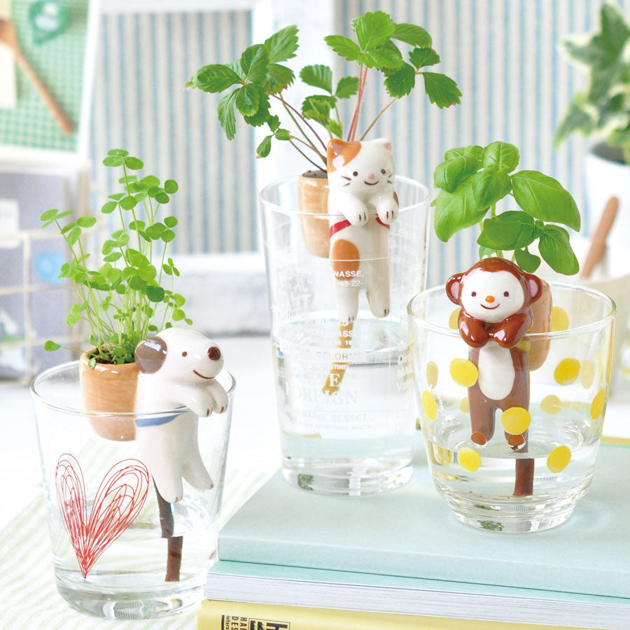 self watering animal plant Shippon – Dog (Clover)